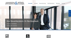 Desktop Screenshot of janssen-poessl.de