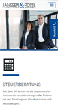 Mobile Screenshot of janssen-poessl.de
